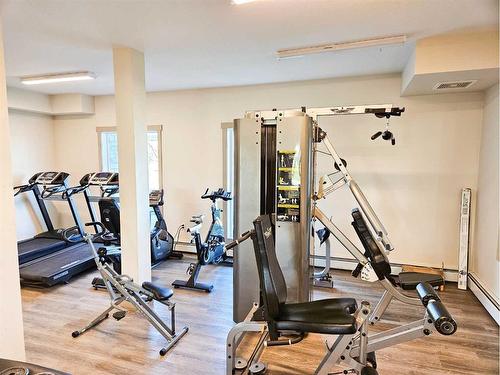 1301-4641 128 Avenue Ne, Calgary, AB - Indoor Photo Showing Gym Room