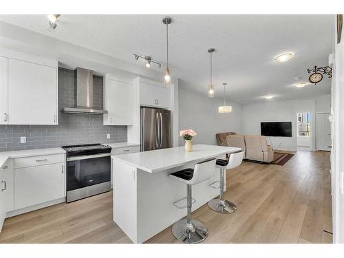 260 Cornerbrook Drive Ne, Calgary, AB - Indoor Photo Showing Kitchen With Stainless Steel Kitchen With Upgraded Kitchen