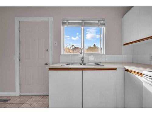 323 Martinbrook Place Ne, Calgary, AB - Indoor Photo Showing Kitchen With Double Sink