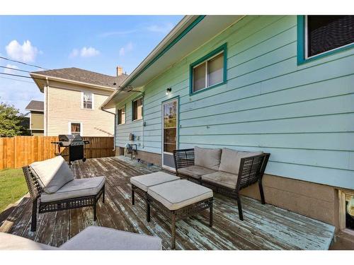 1210 Grey Street, Carstairs, AB - Outdoor With Deck Patio Veranda With Exterior