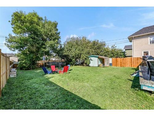 1210 Grey Street, Carstairs, AB - Outdoor With Backyard