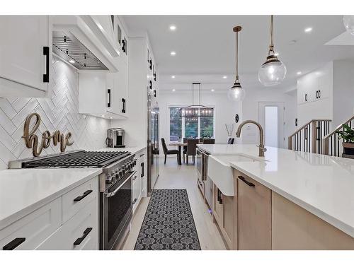 2010 26A Street Sw, Calgary, AB - Indoor Photo Showing Kitchen With Upgraded Kitchen