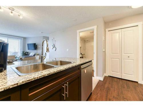 413-10 Kincora Glen Park Nw, Calgary, AB - Indoor Photo Showing Kitchen With Double Sink