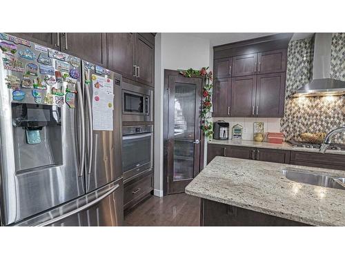 115 Saddlelake Way Ne, Calgary, AB - Indoor Photo Showing Kitchen With Stainless Steel Kitchen