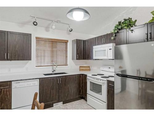 30 Martinwood Road Ne, Calgary, AB - Indoor Photo Showing Kitchen With Double Sink