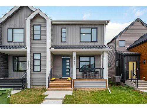 20624 Main Street Se, Calgary, AB - Outdoor With Deck Patio Veranda With Facade