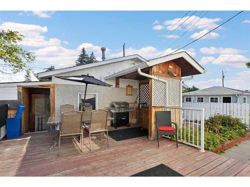 535 Markerville Road Ne, Calgary, AB - Outdoor With Deck Patio Veranda With Exterior