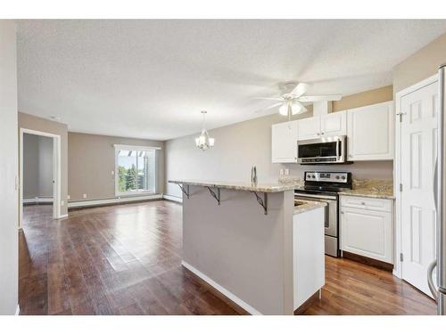 404-260 Shawville Way Se, Calgary, AB - Indoor Photo Showing Kitchen With Stainless Steel Kitchen