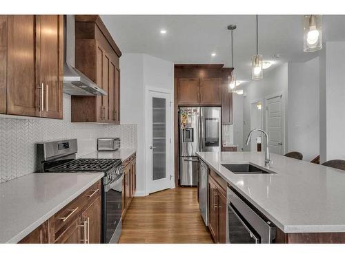 83 Red Sky Crescent, Calgary, AB - Indoor Photo Showing Kitchen With Upgraded Kitchen