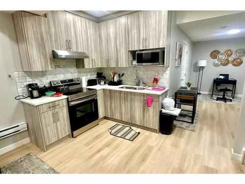 83 Red Sky Crescent, Calgary, AB - Indoor Photo Showing Kitchen With Double Sink