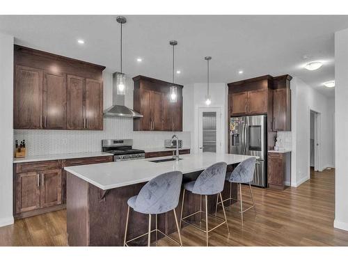 83 Red Sky Crescent, Calgary, AB - Indoor Photo Showing Kitchen With Upgraded Kitchen