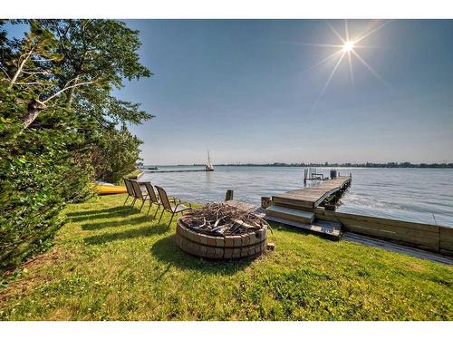 631 East Chestermere Drive, Chestermere, AB - Outdoor With Body Of Water With View