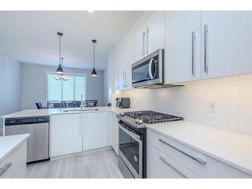 730 Savanna Landing Ne, Calgary, AB - Indoor Photo Showing Kitchen With Upgraded Kitchen