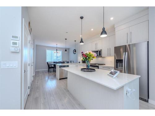 730 Savanna Landing Ne, Calgary, AB - Indoor Photo Showing Kitchen With Upgraded Kitchen