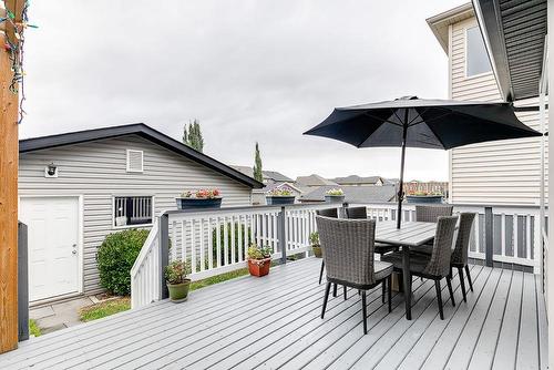 180 Silverado Way Sw, Calgary, AB - Outdoor With Deck Patio Veranda With Exterior