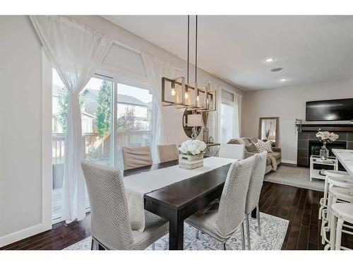 18 Chaparral Valley Place Se, Calgary, AB - Indoor Photo Showing Dining Room