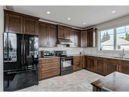 3830 Centre A Street Ne, Calgary, AB - Indoor Photo Showing Kitchen With Double Sink