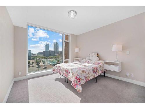 603-560 6 Avenue Se, Calgary, AB - Indoor Photo Showing Bedroom