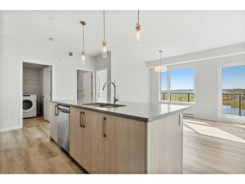 2409-42 Cranbrook Gardens Se, Calgary, AB - Indoor Photo Showing Kitchen With Upgraded Kitchen