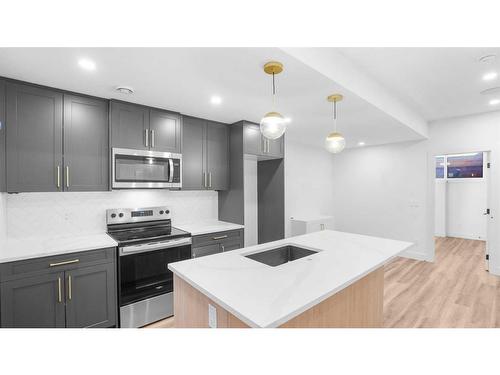 336 33 Avenue Ne, Calgary, AB - Indoor Photo Showing Kitchen With Upgraded Kitchen