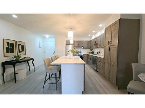 203-1001 68 Avenue Sw, Calgary, AB - Indoor Photo Showing Kitchen