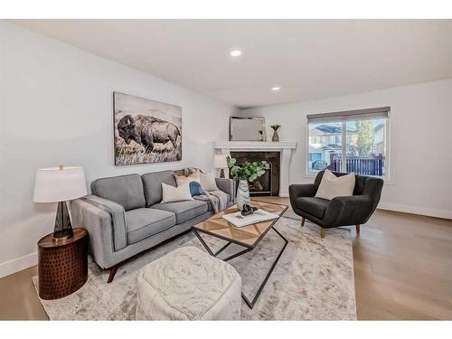 58 Kincora Manor Nw, Calgary, AB - Indoor Photo Showing Living Room