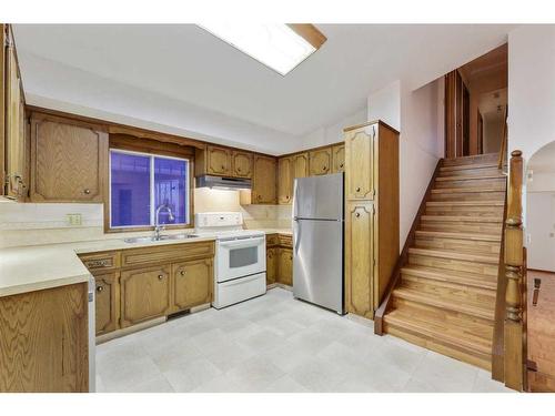 356 Whitworth Way Ne, Calgary, AB - Indoor Photo Showing Kitchen With Double Sink