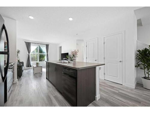 511 Silverado Skies Common Sw, Calgary, AB - Indoor Photo Showing Kitchen With Double Sink