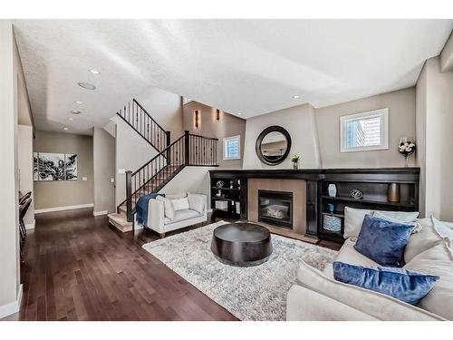 358 Mahogany Terrace Se, Calgary, AB - Indoor With Fireplace