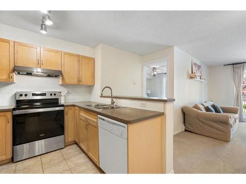 4210-70 Panamount Drive Nw, Calgary, AB - Indoor Photo Showing Kitchen With Double Sink