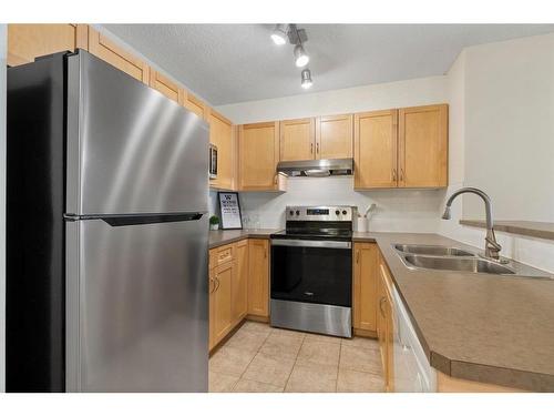 4210-70 Panamount Drive Nw, Calgary, AB - Indoor Photo Showing Kitchen With Double Sink