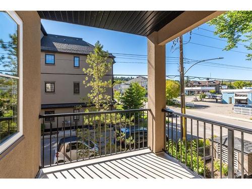 201-518 33 Street Nw, Calgary, AB - Outdoor With Balcony With Exterior