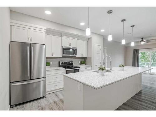 135-20 Seton Park Se, Calgary, AB - Indoor Photo Showing Kitchen With Upgraded Kitchen