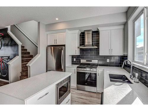 249 Creekside Boulevard, Calgary, AB - Indoor Photo Showing Kitchen