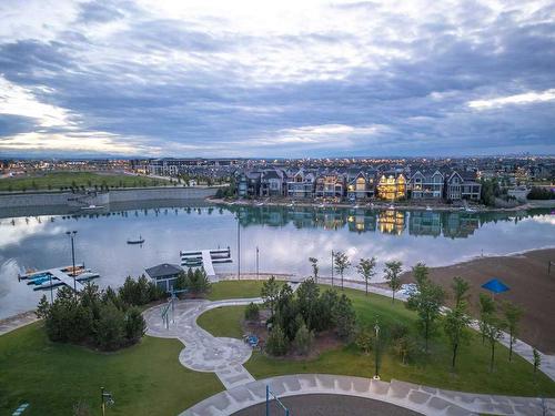 124 Masters Street Se, Calgary, AB - Outdoor With Body Of Water With View