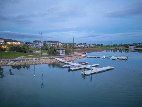 124 Masters Street Se, Calgary, AB - Outdoor With Body Of Water With View