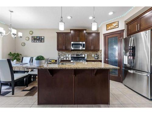 545 Saddlelake Drive Ne, Calgary, AB - Indoor Photo Showing Kitchen With Upgraded Kitchen