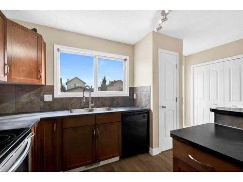 116 Cramond Green Se, Calgary, AB - Indoor Photo Showing Kitchen With Double Sink