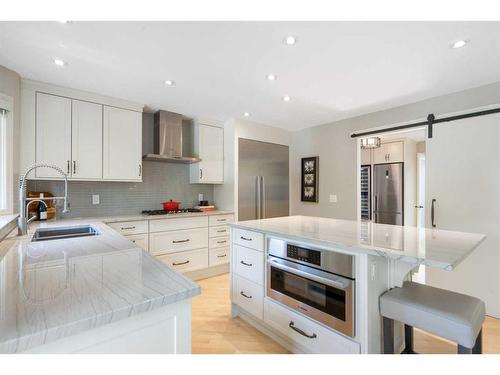 5970 Signal Ridge Heights Sw, Calgary, AB - Indoor Photo Showing Kitchen With Double Sink With Upgraded Kitchen