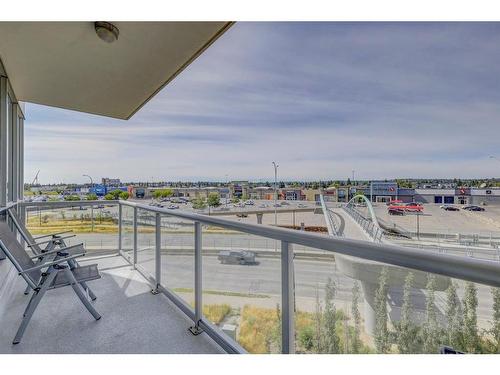 406-55 Spruce Place Sw, Calgary, AB - Outdoor With Balcony With View