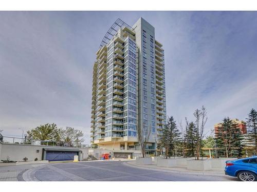 406-55 Spruce Place Sw, Calgary, AB - Outdoor With Balcony With Facade