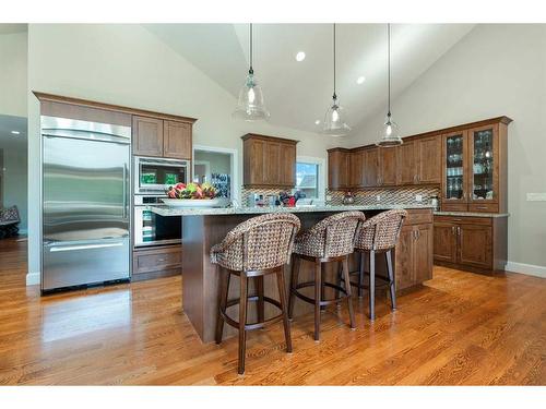 249 Elbow Ridge Haven, Rural Rocky View County, AB - Indoor Photo Showing Kitchen With Stainless Steel Kitchen With Upgraded Kitchen