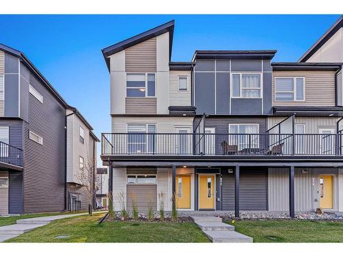 275 Redstone Boulevard Ne, Calgary, AB - Outdoor With Balcony With Facade