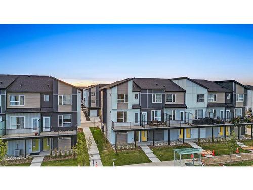 275 Redstone Boulevard Ne, Calgary, AB - Outdoor With Balcony With Facade