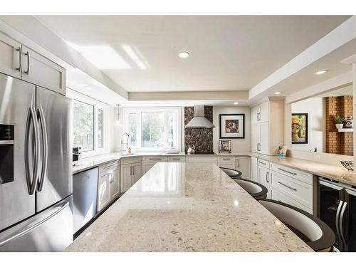 5128 Viceroy Drive Nw, Calgary, AB - Indoor Photo Showing Kitchen With Upgraded Kitchen