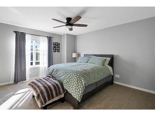 129 Chaparral Valley Drive Se, Calgary, AB - Indoor Photo Showing Bedroom