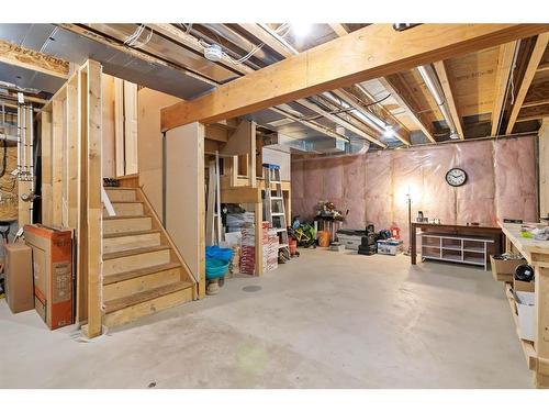 129 Chaparral Valley Drive Se, Calgary, AB - Indoor Photo Showing Basement