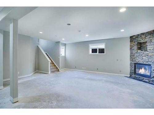 277 West Creek Boulevard, Chestermere, AB - Indoor With Fireplace