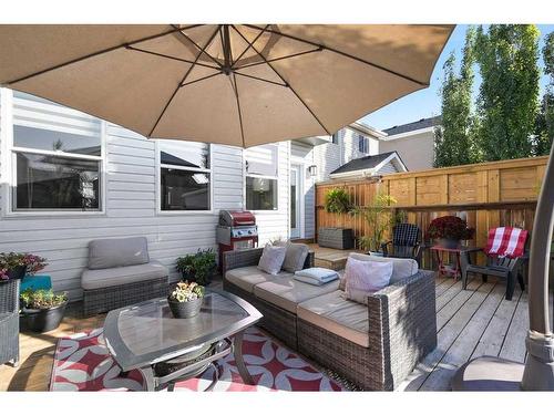 1523 New Brighton Drive Se, Calgary, AB - Outdoor With Deck Patio Veranda With Exterior