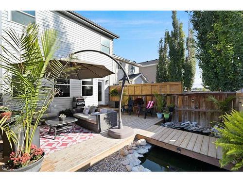 1523 New Brighton Drive Se, Calgary, AB - Outdoor With Deck Patio Veranda With Exterior